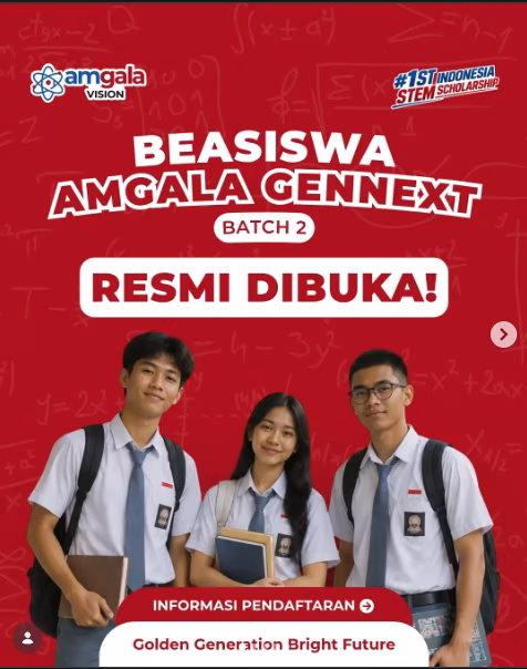 Beasiswa Amgala GenNext Batch 2 (Batas Akhir 30 Oktober 2026)
